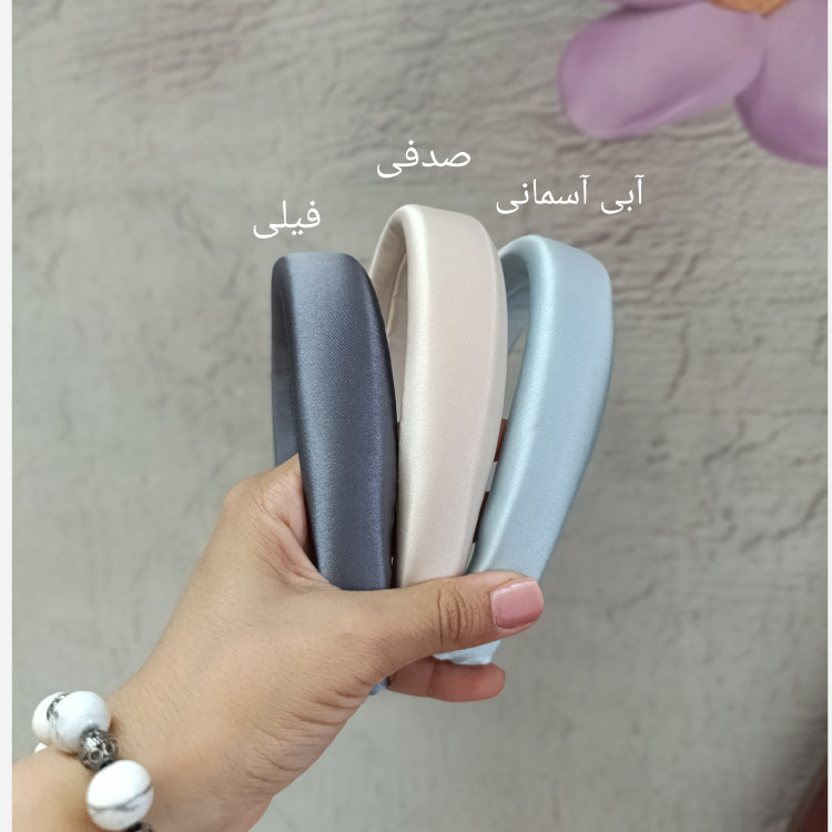 تل ساتن پهن سه سانتی ( باکیفیت عالی)