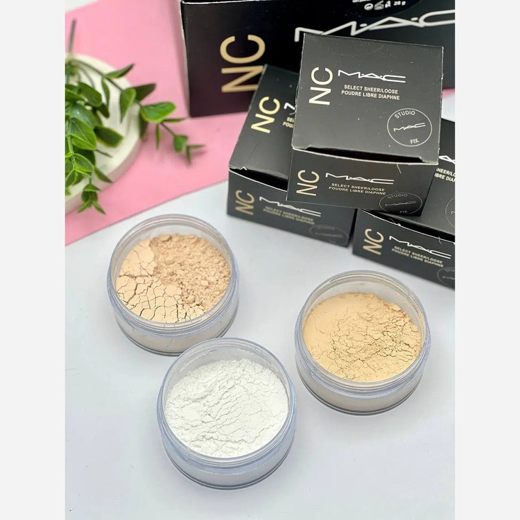 پودر فیکس مک ( پودر بیک و شماره 1 و 2 مک ) پودر تثبیت کننده آرایش مک